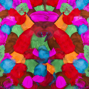 五彩缤纷的颜料的抽象艺术背景