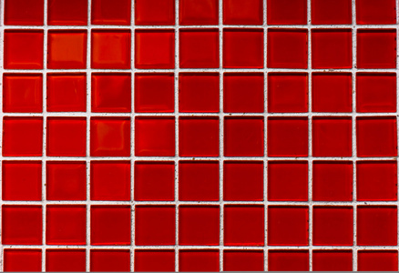 马赛克瓷砖红颜色背景设计照片