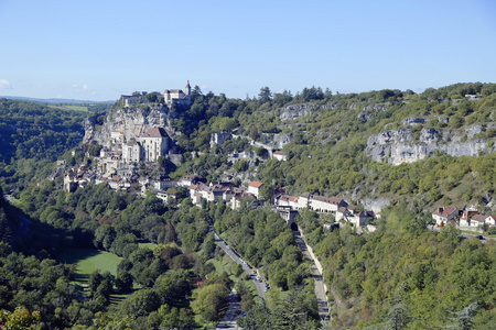 图卢兹法国主教城市的全景视图