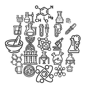 化学图标集，大纲样式