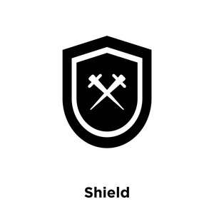 盾牌透明屏蔽图标矢量隔离在白色背景上, 标志概念的盾牌标志在透明