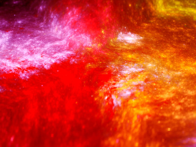 橙色暖光分形多彩的分形发光背景照片