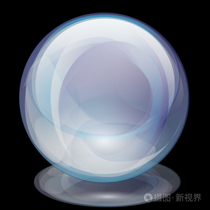 珍珠透明玻璃球体