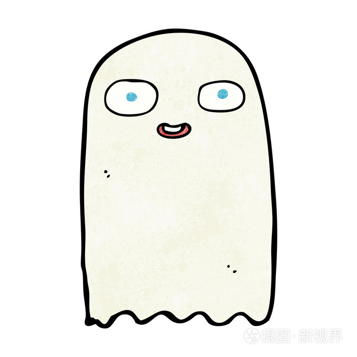 可爱的卡通鬼