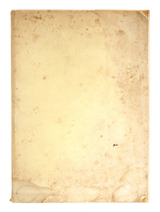 孤立在白色的老书页照片