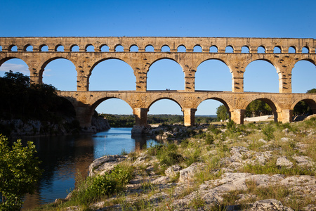 pont du gard，朗格多克鲁西永，法国