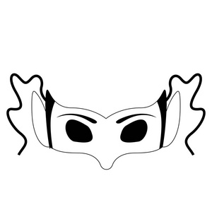 孤立的万圣节吸血鬼面具图片魔鬼面具图片蓝色吸血鬼面具图片魔鬼面具