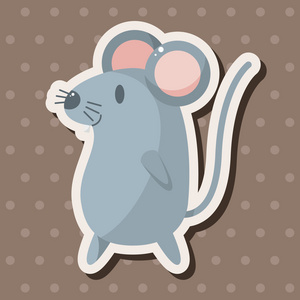 动物鼠标卡通主题元素图片