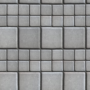 灰色铺路砖内衬正方形的不同的值