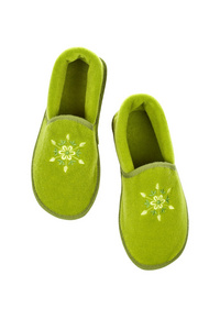 绿色女拖鞋
