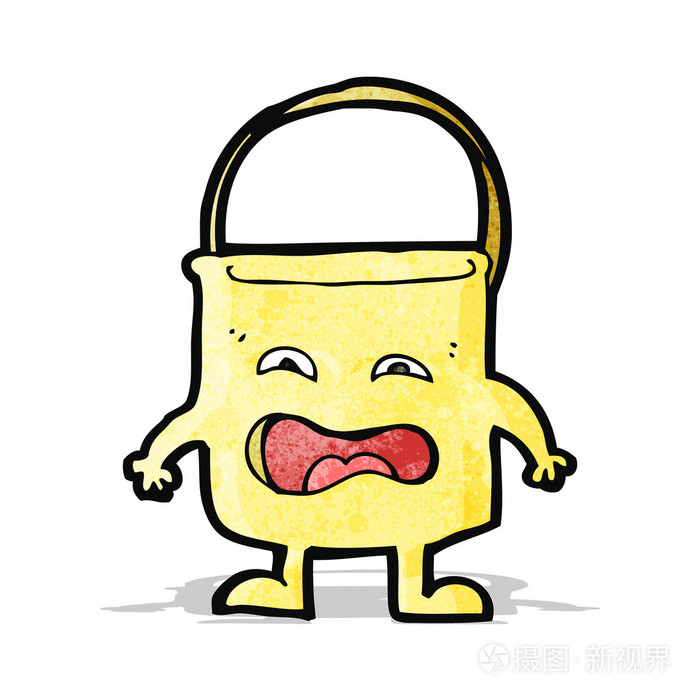 桶卡通人物