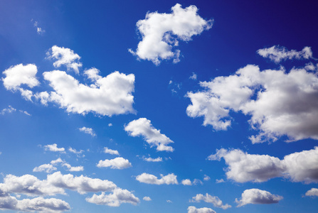 蓝蓝的天空白云被覆盖照片