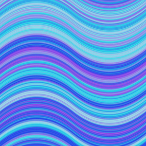 蓝色抽象波浪背景设计插图