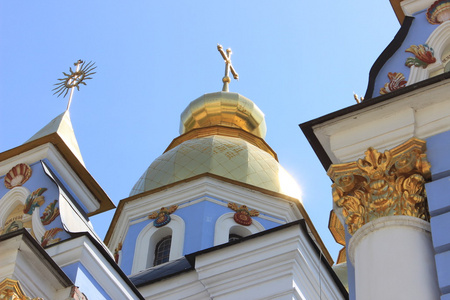 大教堂圣 Michael 在基辅，乌克兰的首长