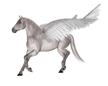 有翼的格里芬飞马座有翼的马照片