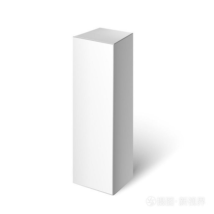 白色的包装盒.样机模板