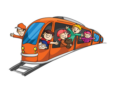 旅游火车图片