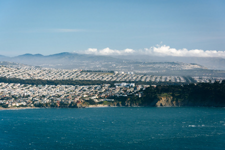 San Francisco 从金门国家娱乐区的视图