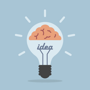 思想的大脑图片