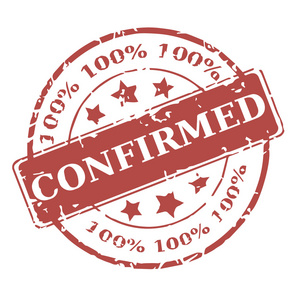 矢量圆邮票已确认