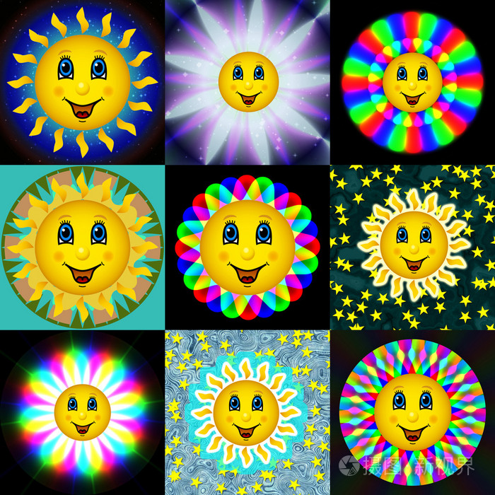 幸福绽放太阳材质设定