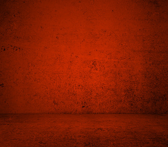 混凝土的红色房间图片