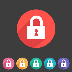 平游戏图形图标锁照片