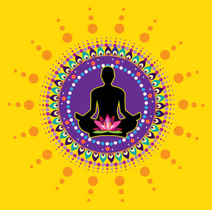 太极圈瑜伽图标照片