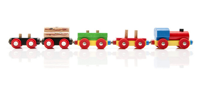 木制玩具火车