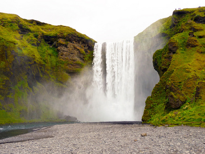 斯科加瀑布冰岛瀑布