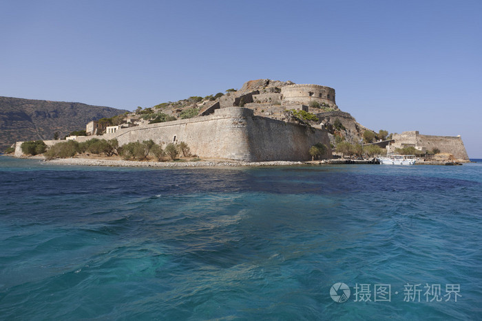 麻风岛在克里特岛附近伊罗达希腊