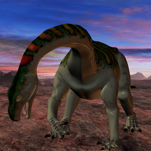 plateosaurus 3d 恐龙