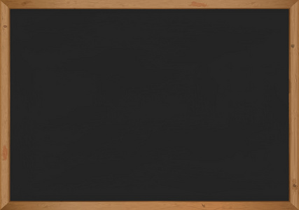 黑色黑板与木制框架照片