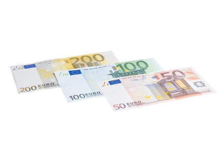 欧元纸币收藏