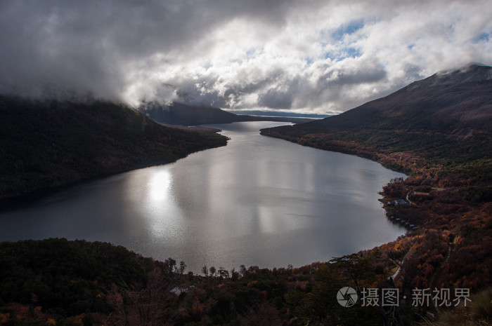 南阿根廷火地岛的风景