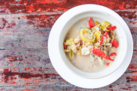 兰花蟹泰国蟹肉汤照片