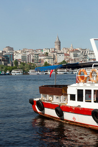 土耳其伊斯坦布尔 beyoglu 区塔塔