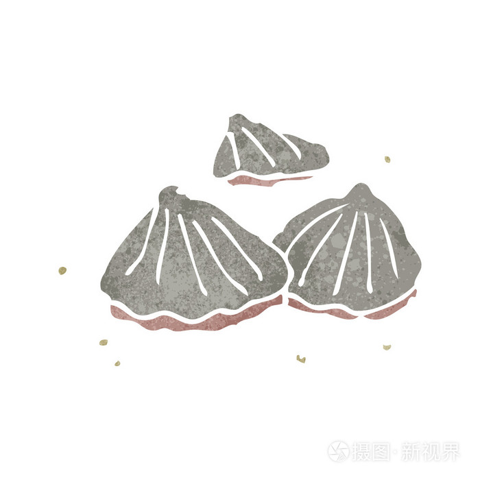 复古卡通牡蛎