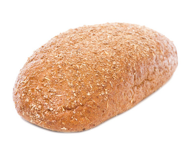 面包上白色隔离