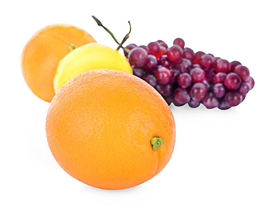 异国情调的水果被隔绝在白色的分类