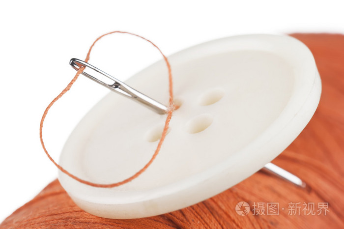 一根针在后台线程上的按钮