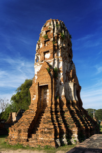 扫管笏玛哈泰寺寺，大城府，泰国