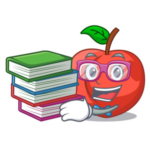 学生与书果子油桃分离在吉祥物