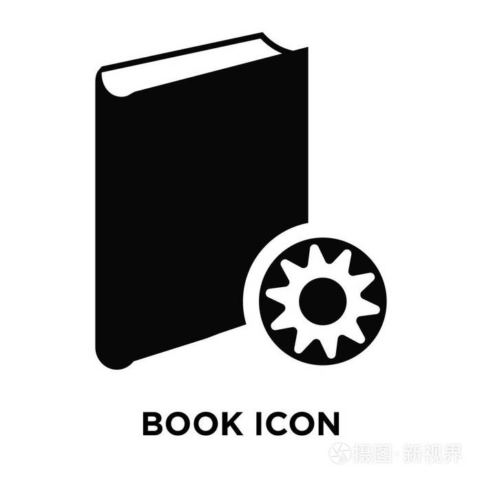 书籍图标矢量隔离在白色背景上, 标志概念的书籍标志在透明的背景