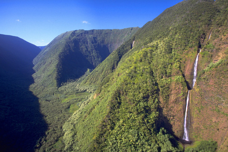 美丽的山岳景观