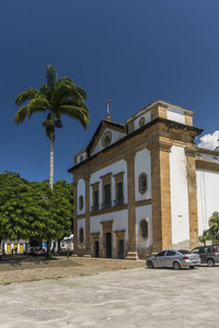 巴西里约热内卢南部帕拉地历史名城的殖民教会