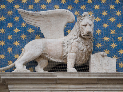 有翼的狮子的威尼斯