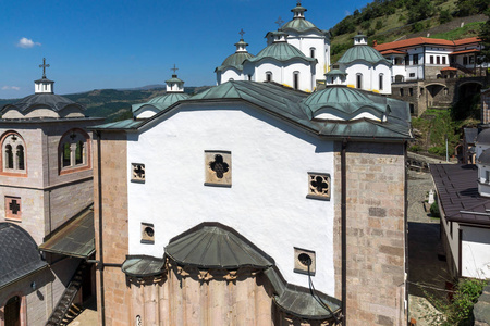 马其顿共和国 Kriva 斯梅代雷沃帕兰卡地区 Osogovo 的中世纪修道院圣。