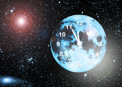 地球时钟在空间