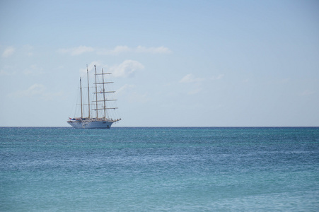 船舶在加勒比海